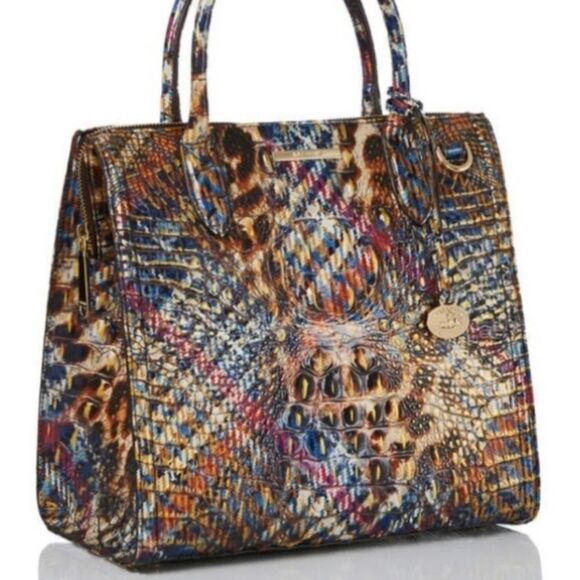 BRAHMIN CAROLINE TRENDSETTER MELBOURNE EMBOSSED LEATHER NWT - Picture 13 of 13